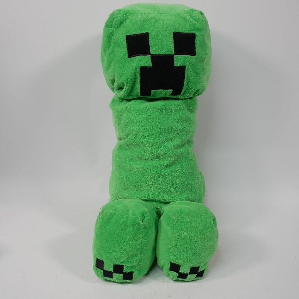 Minecraft Creeper Large 20" Green Plush Pillow - Picture 1 of 4